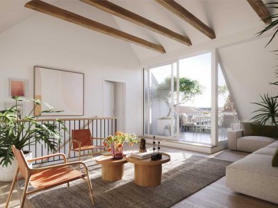 *** EXQUISITES PENTHOUSE MIT AFA *** SPITZENLAGE IM HOLLÄNDISCHEN VIERTEL ***