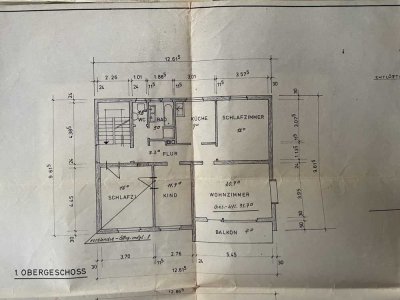 4 Zimmer Etagenwohnung mit Balkon und Gartennutzung