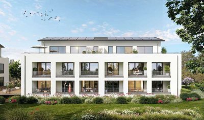 Moderne Erdgeschosswohnung mit Loggia – Stilvoll wohnen am Auerberg in Nordheim
