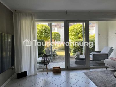 Tauschwohnung: Wunderschöne, helle 2 Zimmer Wohnung mit Garten