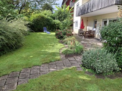 3-Zi.-ETW mit großer Sonnenterrasse u. Rasenfläche, hoher Freizeitwert
