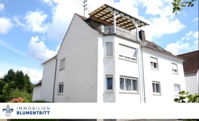 Stadt, Land, Fluß - ein lebendiges Zuhause mit viel Gartengrün