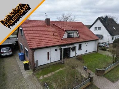 Verkauf eines modernisierten Einfamilienhauses in Wrohm zwischen Heide und Rensburg, Kreis Dithm.