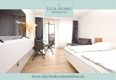 Hahnenklee-Zentrum: Helles, modernisiertes Ferien-Apartment mit Balkon + Küchenzeile...