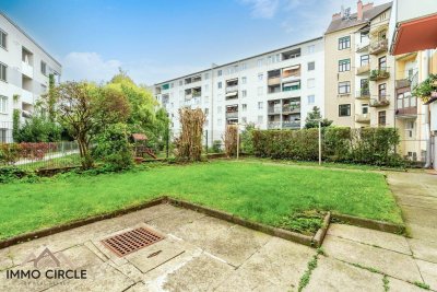 Gestalten Sie Ihr neues Zuhause! 3,5-Zimmer-Wohnung mit französischem Balkon und Gartenmitbenutzung