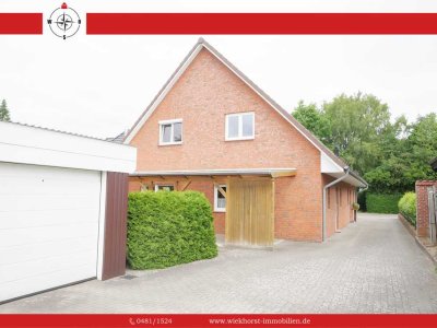 Doppelhaushälfte mit Gartenteil und Garage in Zentrumsnähe von Heide