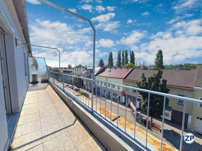 3 Zimmer-Wohnung mit 10 m² Terrasse - 4 Gehminuten zur Badnerbahn