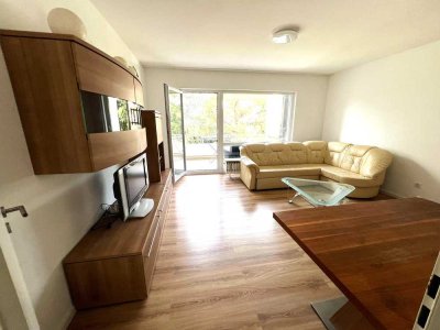 möblierte 48,00 m² 2-Zimmer-Wohnung mit Einbauküche und Balkon in Düsseldorf