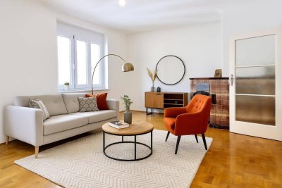 Teilsanierte Balkonwohnung in zentraler Lage