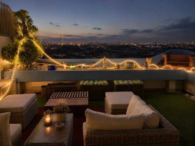 Großzügige Wohnung mit Panoramablick und großer Terrasse