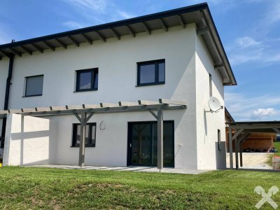 Vermietete Neubau-Doppelhaushälfte (bis Jänner 2028) in ruhiger und sonniger Lage von Pichling