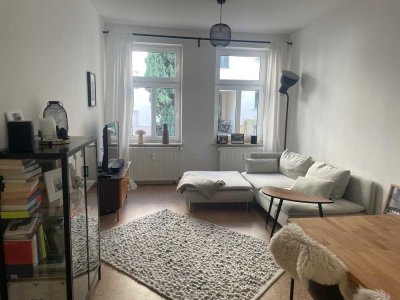 Einzugsbereite 3-Zimmer-Wohnung im ruhigen Hinterhaus in der Leipziger Südvorstadt