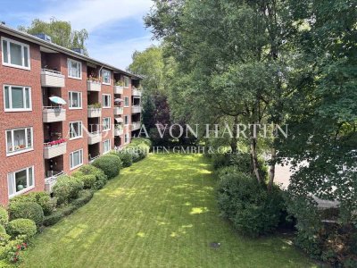 Ruhig, hell, gut geschnitten: 2,5-Zimmer-Wohnung mit Balkon in HH-Bramfeld