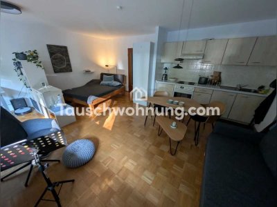 Tauschwohnung: Schöne 1-Zimmer-Wohnung am Seepark gegen 2-3 Zimmer Wohnung