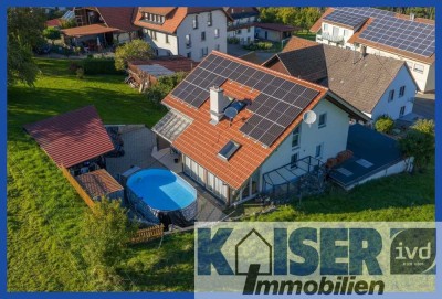 Gemütliches Zuhause mit Wintergarten und Kamin in Indlekofen
