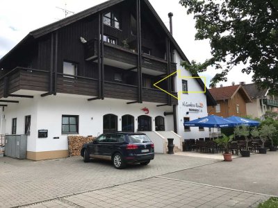 Single-Apartment mit Balkon am Bahnhof Brannenburg, ideal für Pendler!