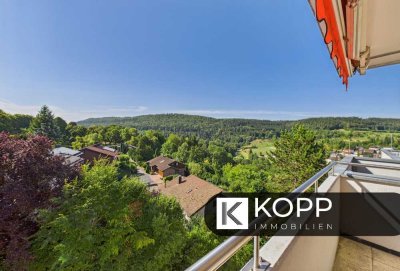 Großzügige 3-Zimmer-Wohnung mit Balkon, EBK, TG-Stellplatz & Naturpanorama