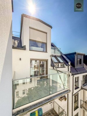 Elevate 1090 – Erstbezug: Dachgeschoss - Maisonette Wohnung (klimatisiert) mit Balkon und Terrasse nahe U6 Alser Straße, AKH!