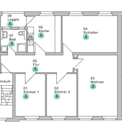 7,5% Rendite möglich! Gepflegte 4 ZKB City-Wohnung