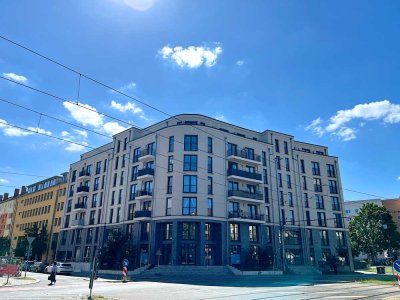 Gemütliche Neubauwohnung mit Balkon, Aufzug, zwei Bädern und mehr!