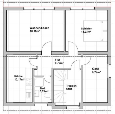 3ZKB 64m² Wohnung OG Oesede GMHütte