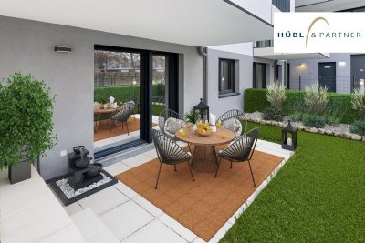 2-Zimmer Gartenwohnung | Markenküche | Fußbodenheizung | elektr. Außenbeschattung | Erdwärme