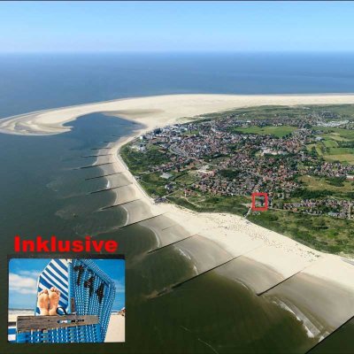 Renditeobjekt-Ferienhaus mit Meerblick und Vermieternummer, nur 100 Meter vom Strand entfernt