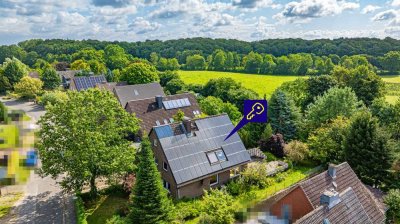 Großzügiges Ein-/Zweifamilienhaus mit großem Garten in Feldrandlage in Boksee