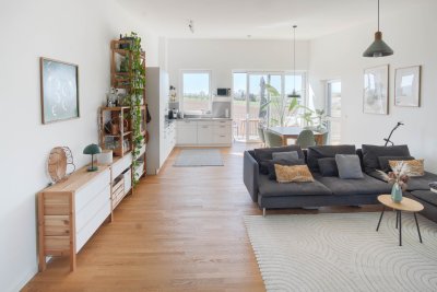 Moderne 2-Zimmer-Wohnung mit Balkon und Naturblick