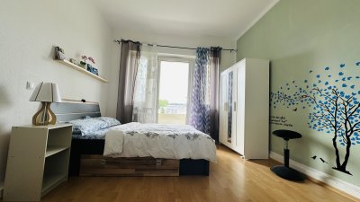 Möbliertes Zimmer mit Balkon in Moselweiß für Übernachtung, Koblenz 40 die Nacht