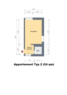 Ruhige Appartements / 4 km bis Mensa II / 7 km bis Schlossplatz