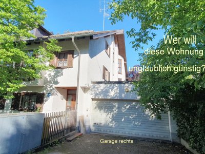 Sonnige, exkl. 2-Zi-DG-Wohnung+12 m² Büro+ 8m² Hobbyr. in München Alt-Solln unglaublich günstig, siehe Beschr. !