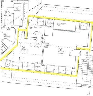 54,78 m² Dachgeschosswohnung in der Blochmannstraße 1, 04105 Leipzig