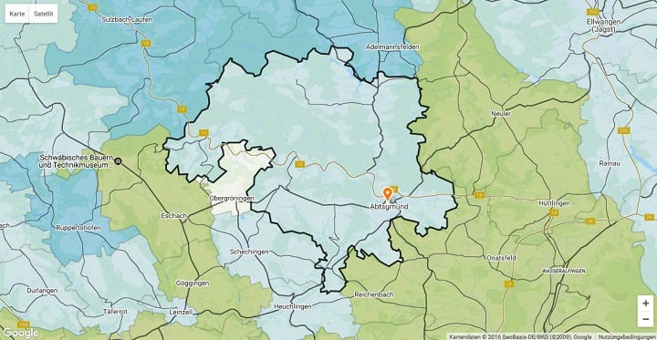 Mietspiegel Abtsgmünd 2025