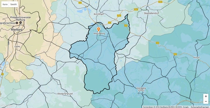 Mietspiegel Amöneburg 2025