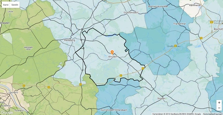 Mietspiegel Arnsdorf 2025