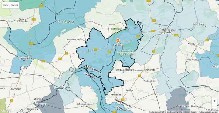 Mietspiegel Bad Kösen 2022