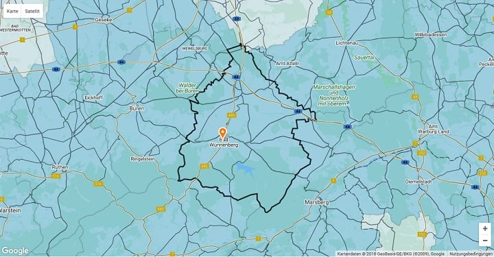Mietspiegel Bad Wünnenberg 2025