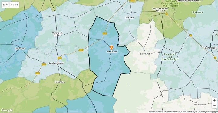Mietspiegel Betzendorf 2021