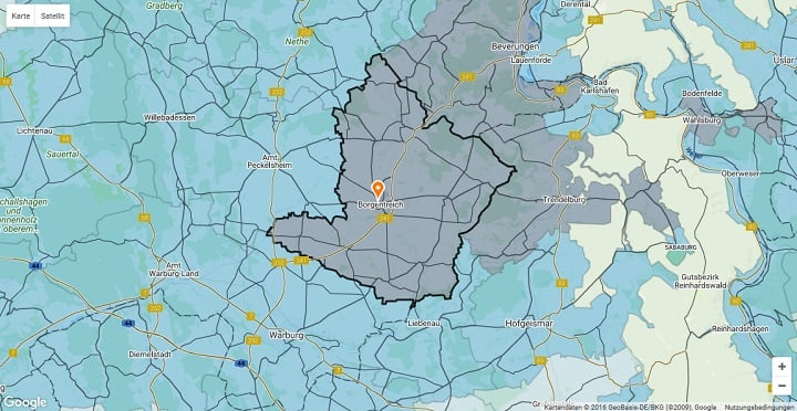 Mietspiegel Borgentreich 2025