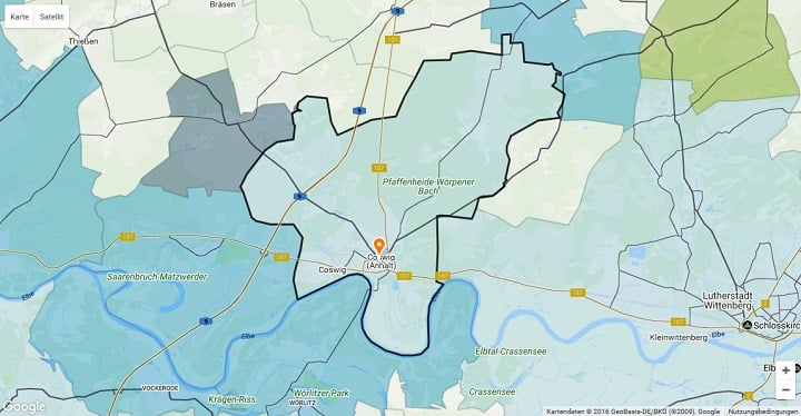 Mietspiegel Coswig (Anhalt) 2025