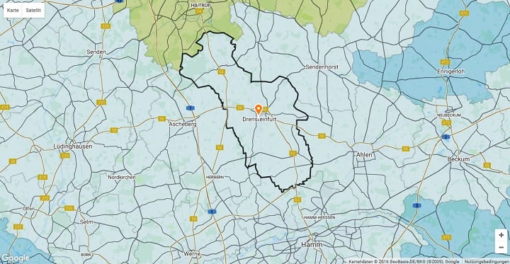Mietspiegel Drensteinfurt 2025