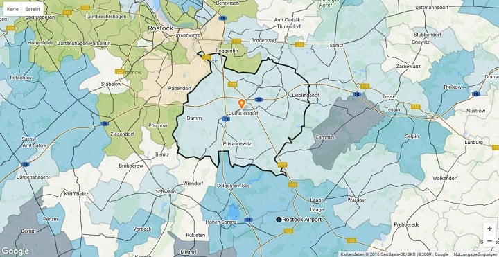 Mietspiegel Dummerstorf 2025