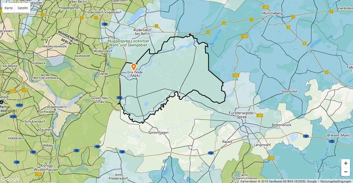 Mietspiegel Grünheide (Mark) 2025