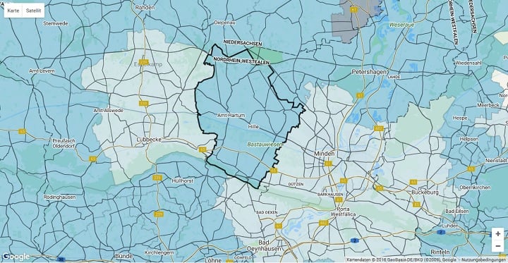 Mietspiegel Hille 2025