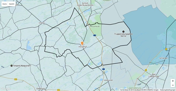 Mietspiegel Hövelhof 2025