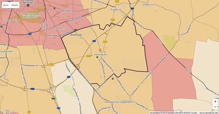 Mietspiegel Hohenbrunn 2025