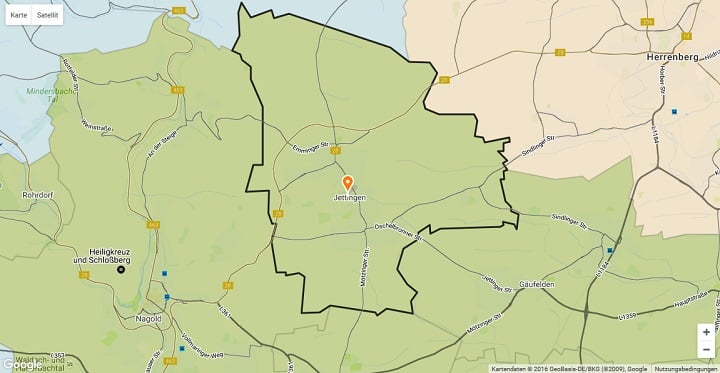 Mietspiegel Jettingen 2025