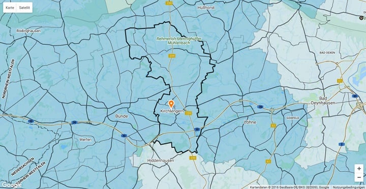 Mietspiegel Kirchlengern 2025