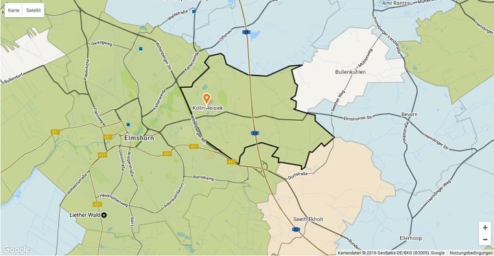 Mietspiegel Kölln-Reisiek 2025